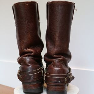 Gorgeous Frye Motorcross Badass Boots Rich Cognac Brown
